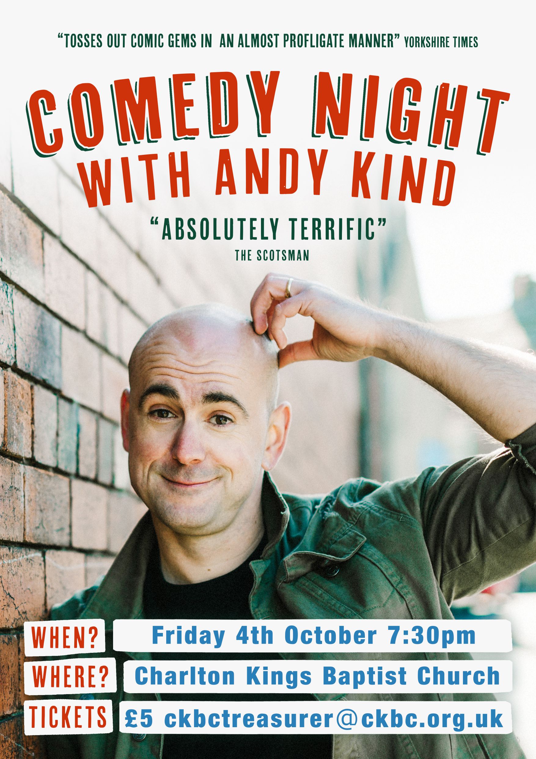Comedian Andy Kind