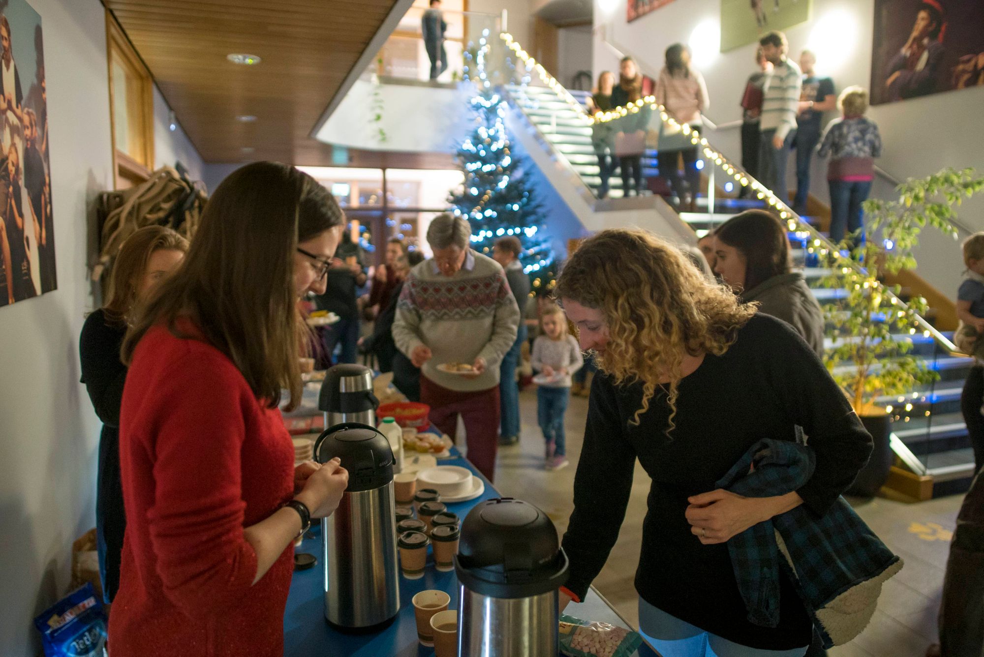 Refreshments in the foyer